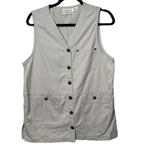 Susan Bristol Womens Vest Top Size Medium Button Down Camping Fishing Hiking